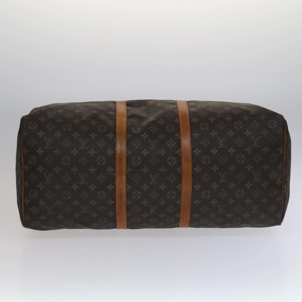 Louis Vuitton Keepall 60, Brown, Canvas, travel