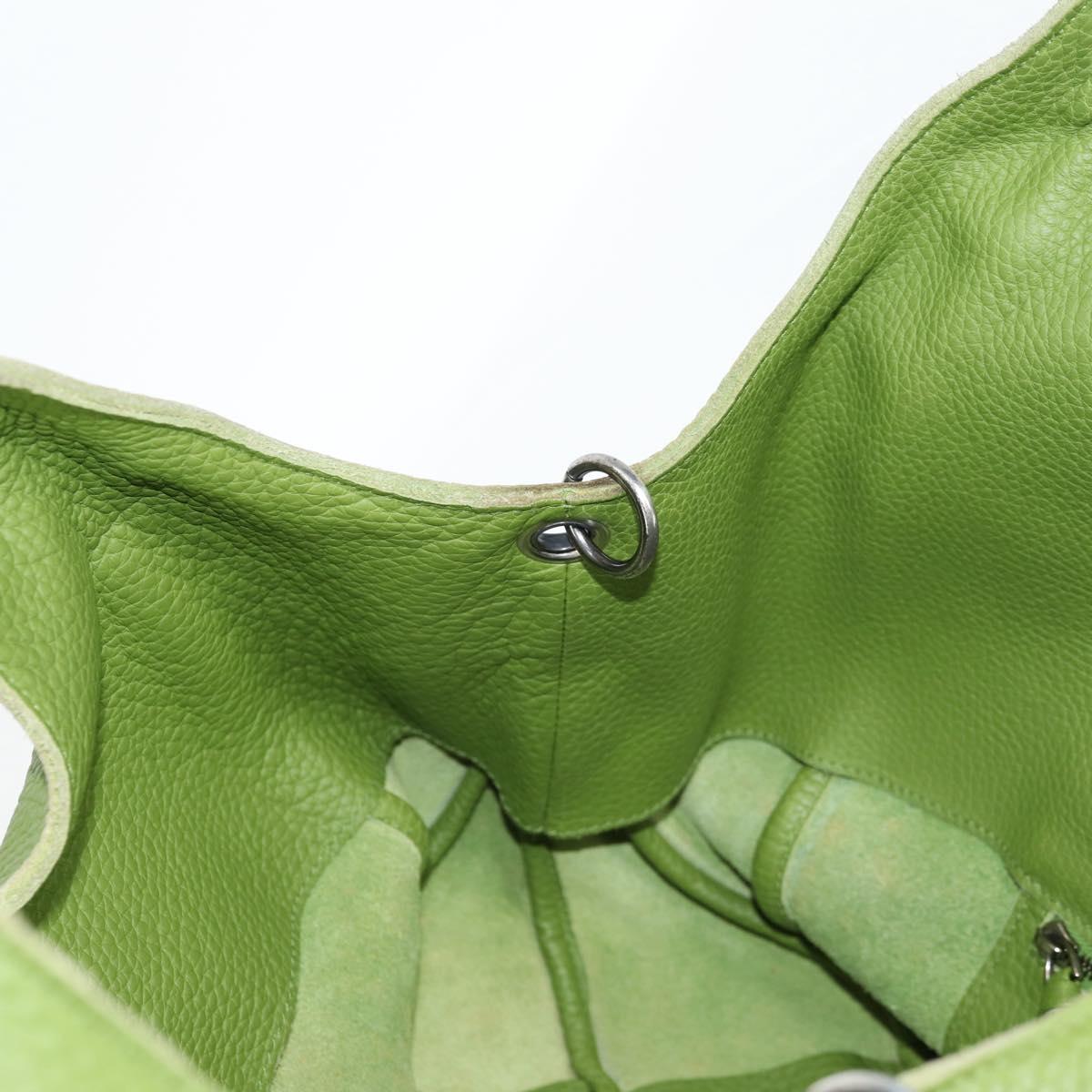 Bottega Veneta, Green, Leather, shoulder