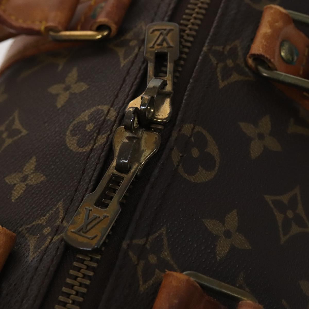 Louis Vuitton Keepall 45, Brown, Canvas, travel