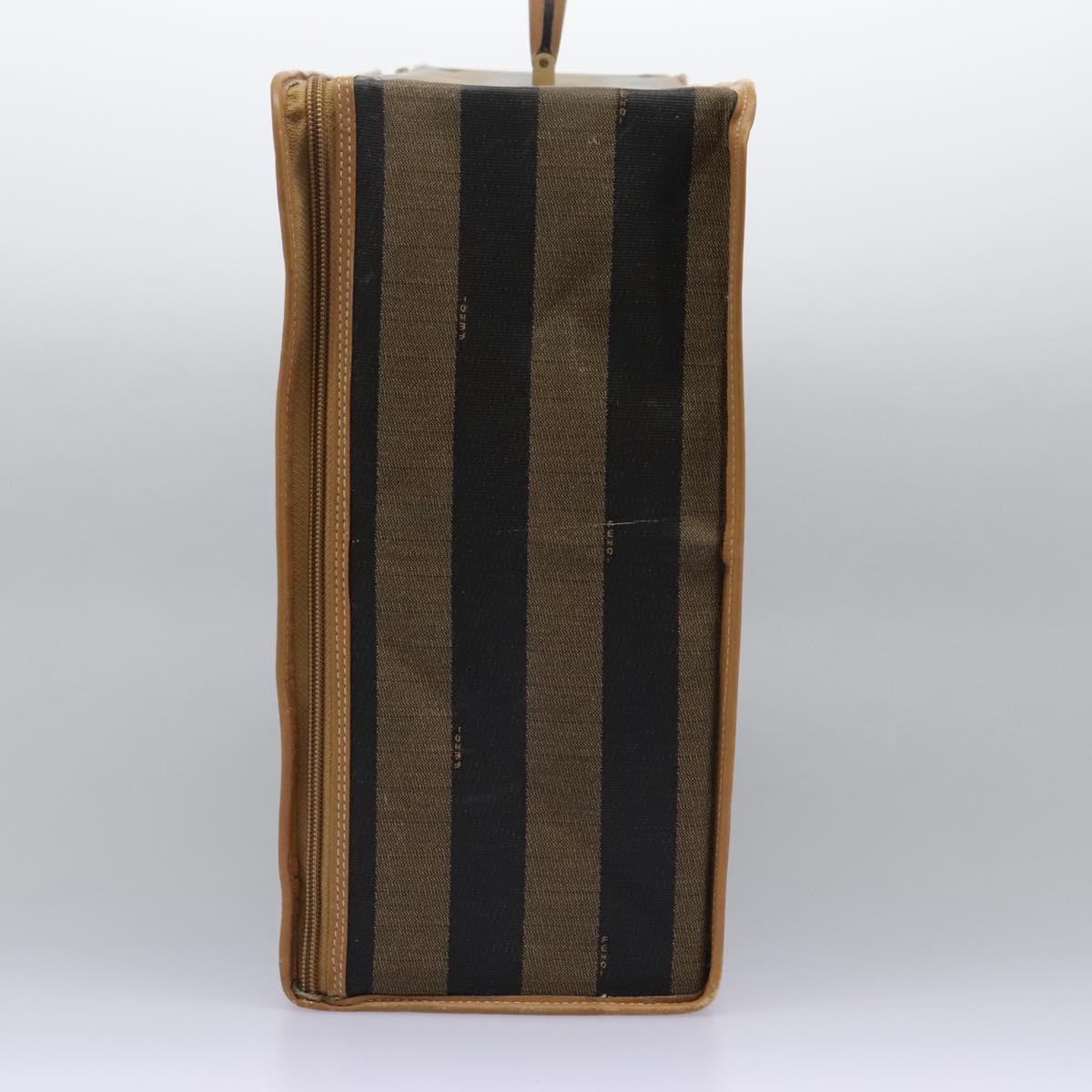 Fendi Pequin, Black, Canvas, travel