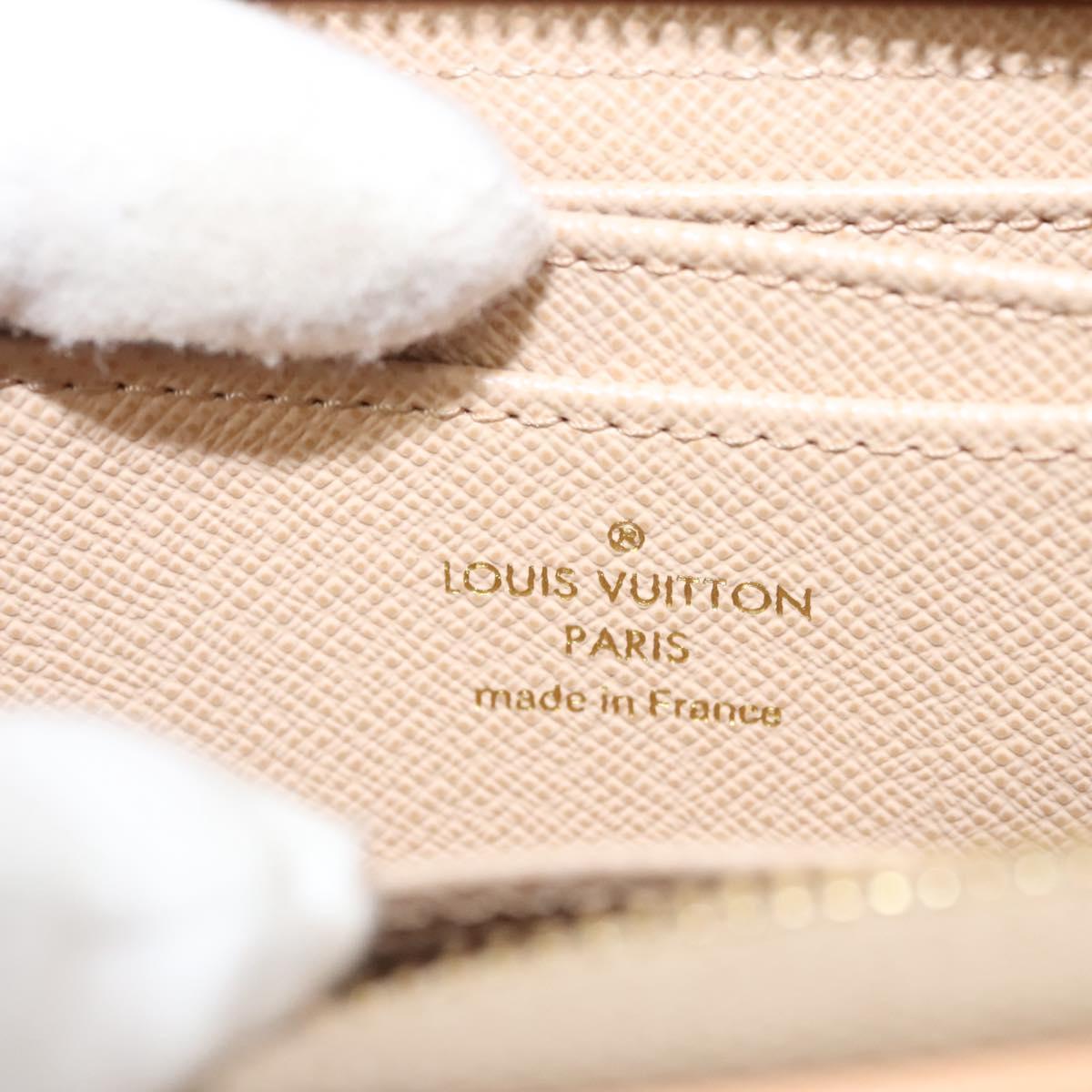 Louis Vuitton Zippy coin purse, Gold, Canvas, wallet