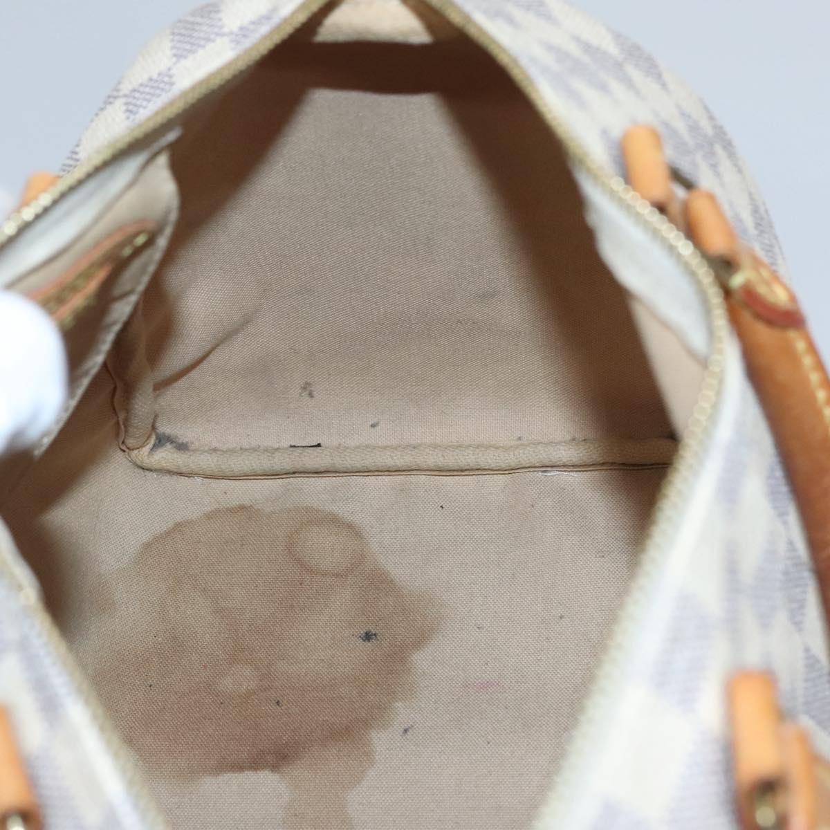 Louis Vuitton Speedy 30, White, Canvas, handbag