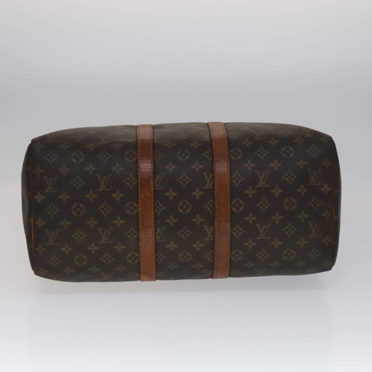 Louis Vuitton Keepall 45, Brown, Canvas, travel