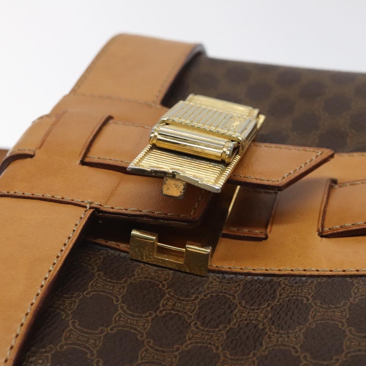 Céline Vanity, Brown, Canvas, handbag