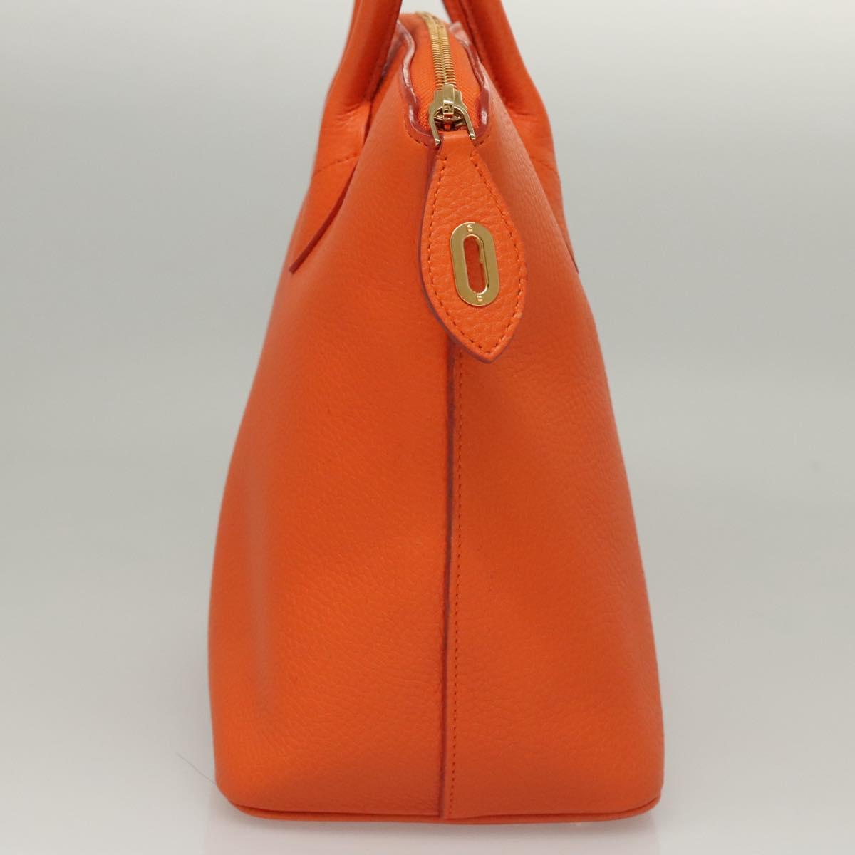 Louis Vuitton Lockit, Orange, Leather, handbag