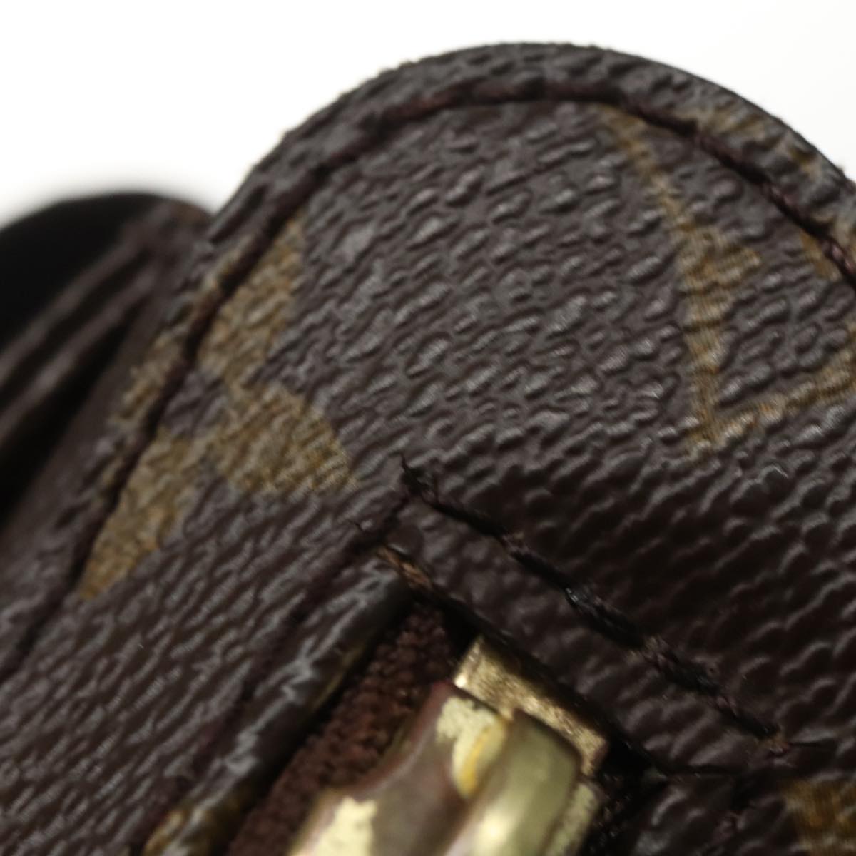Louis Vuitton Geronimos, Brown, Canvas, shoulder