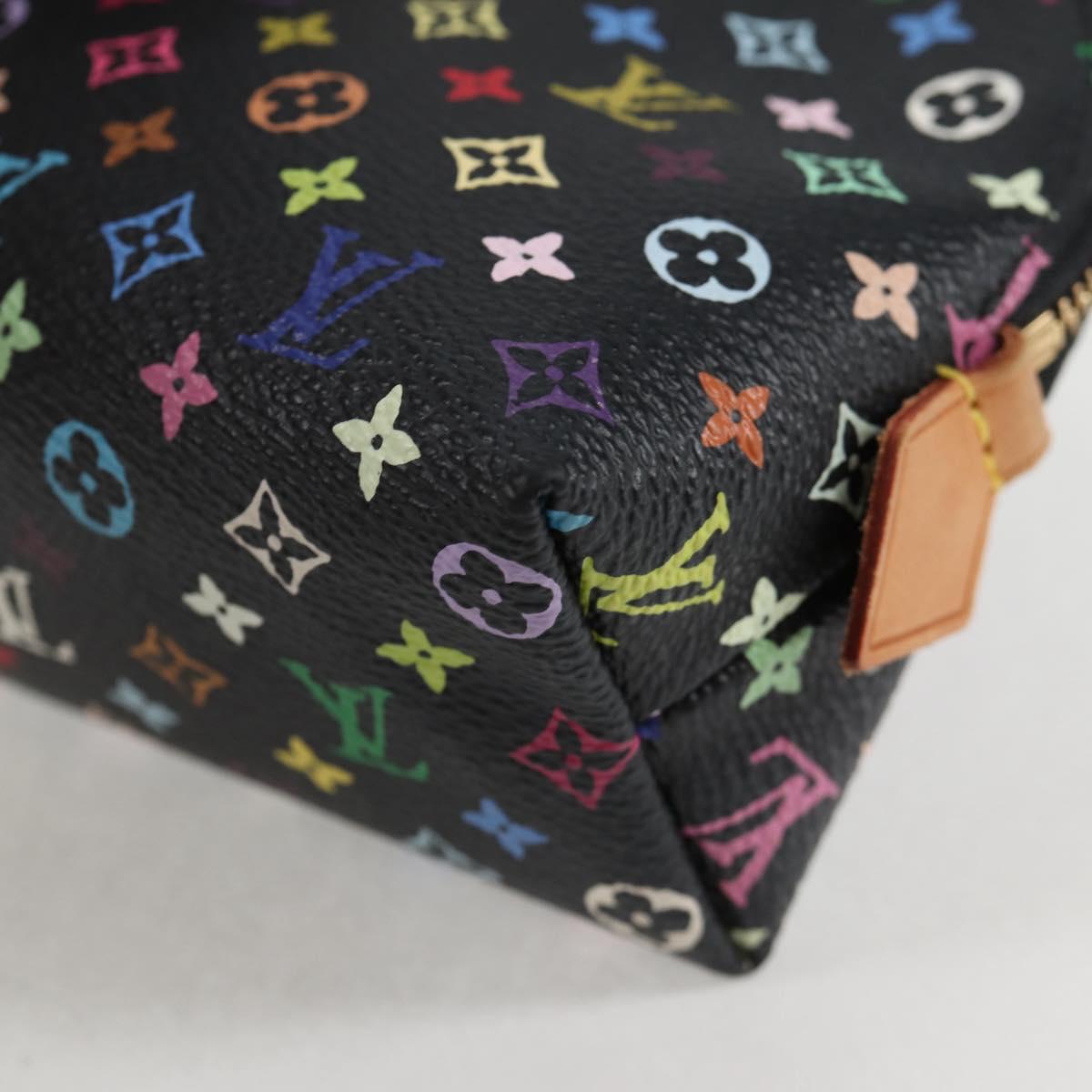 Louis Vuitton Cosmetic pouch, Black, Canvas, clutch