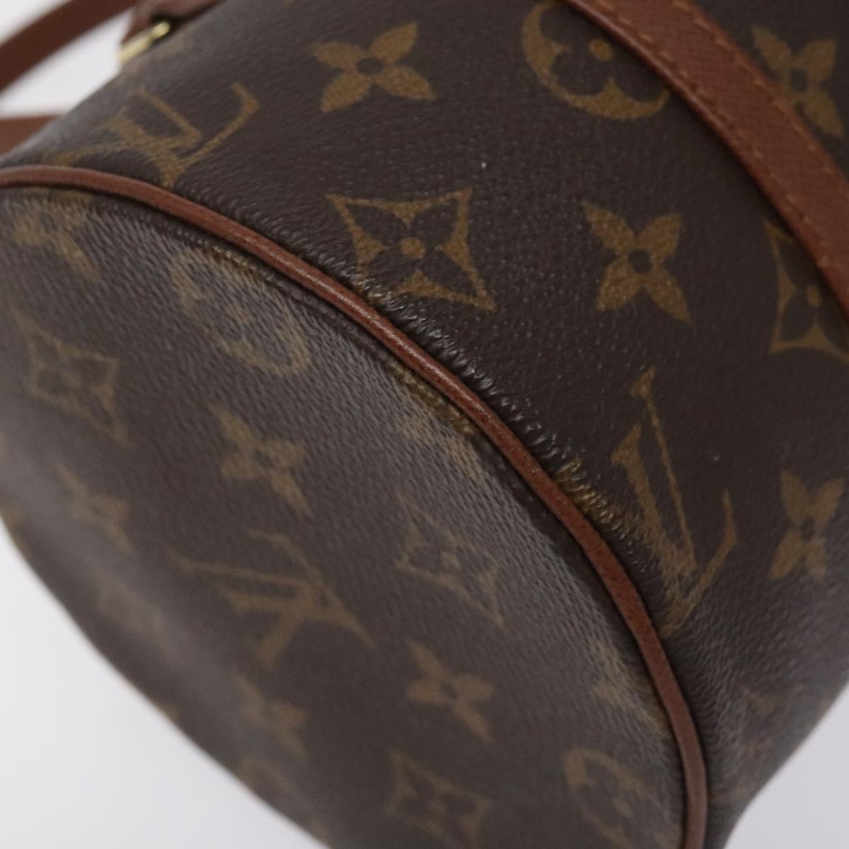 Louis Vuitton Papillon 26, Black, Canvas, handbag