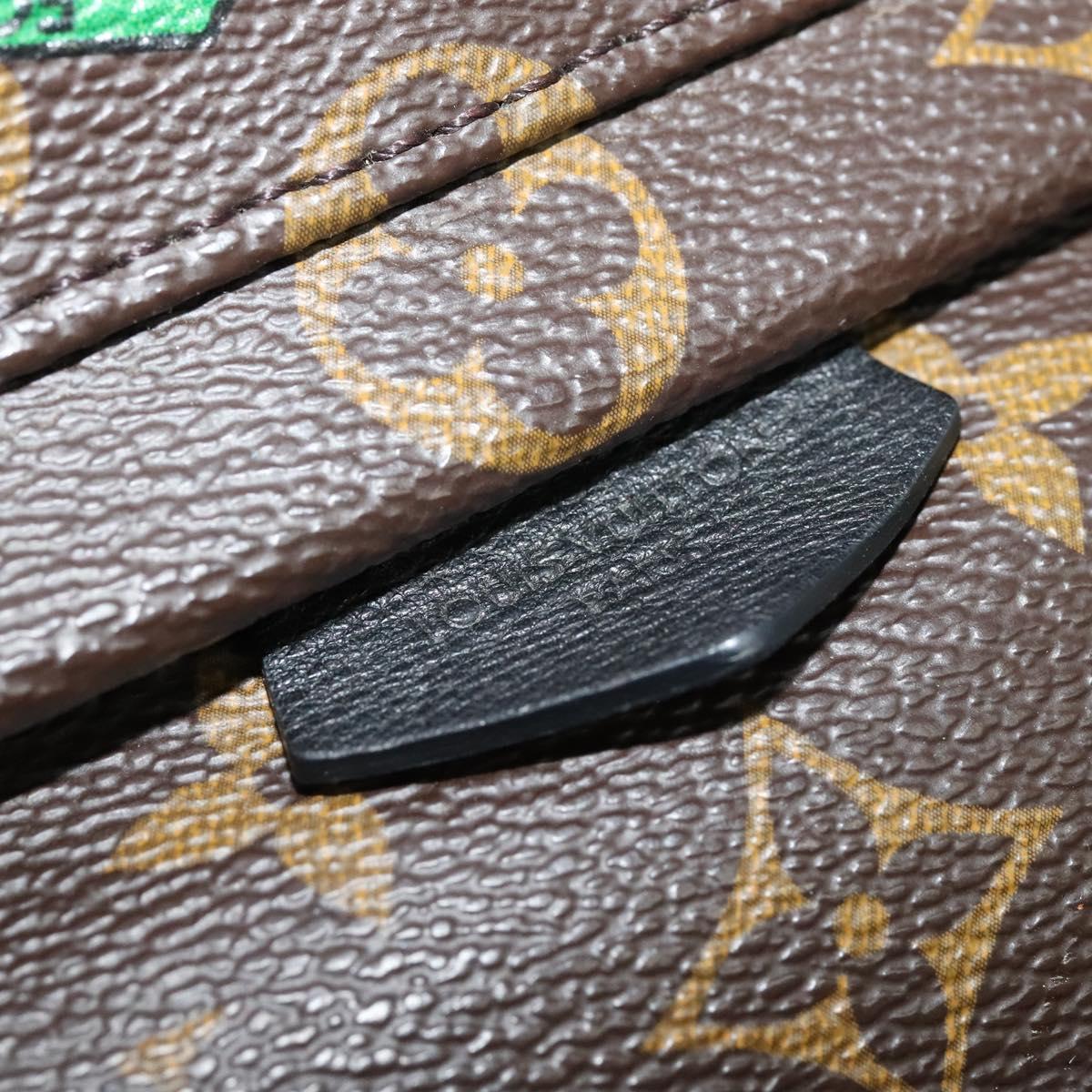 Louis Vuitton Palm Springs mini, Brown, Canvas, backpack