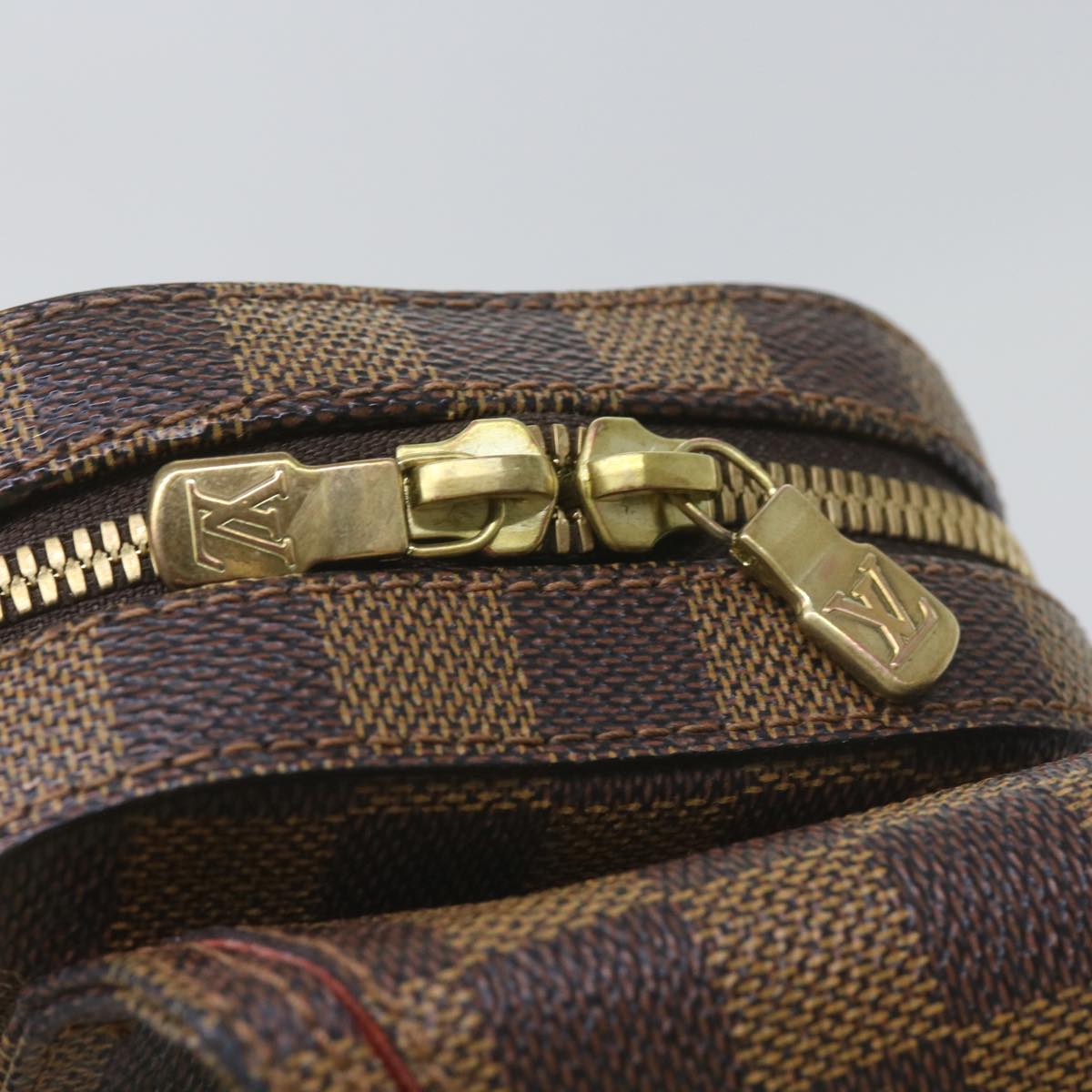 Louis Vuitton Geronimos, Brown, Canvas, shoulder
