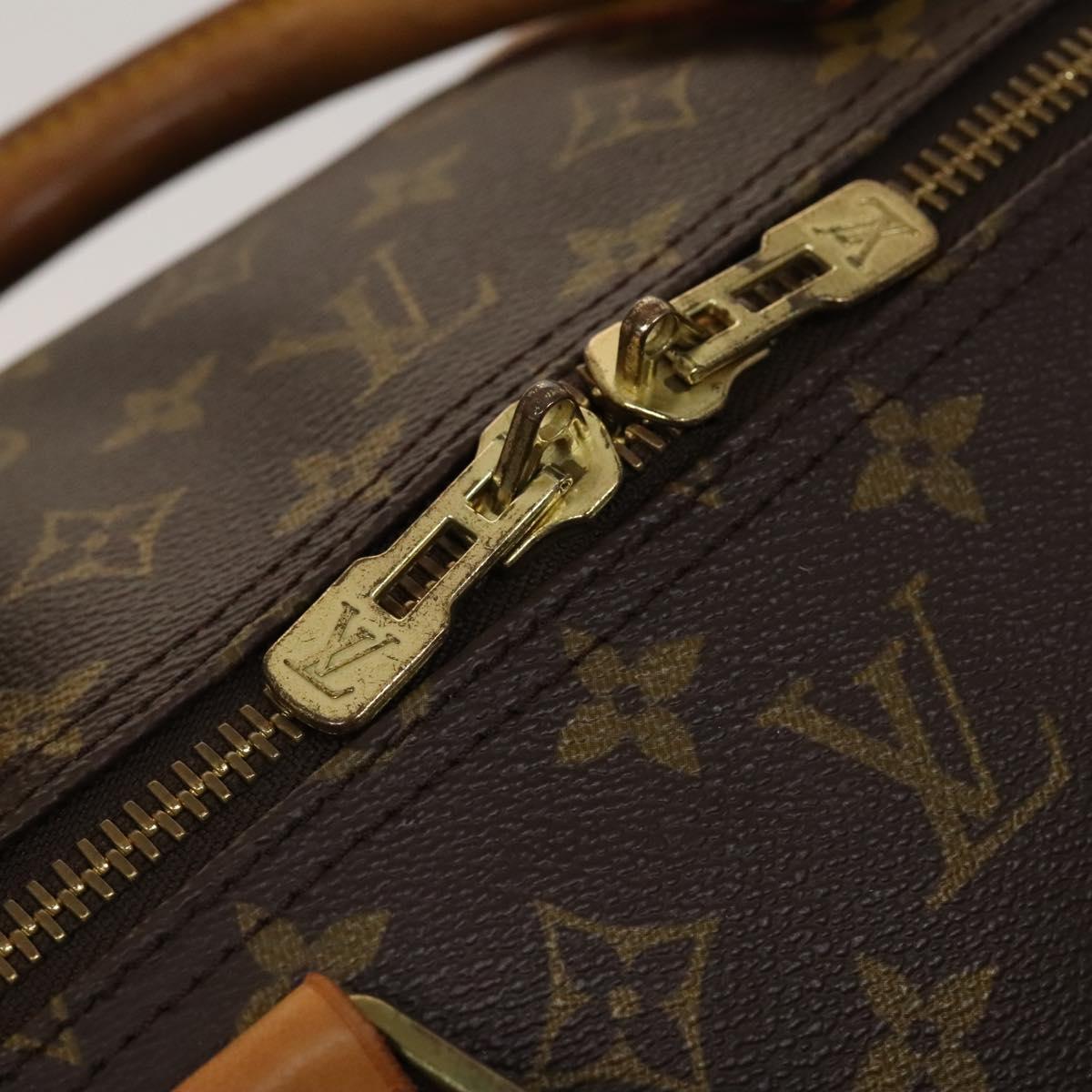 Louis Vuitton Keepall 60, Brown, Canvas, travel
