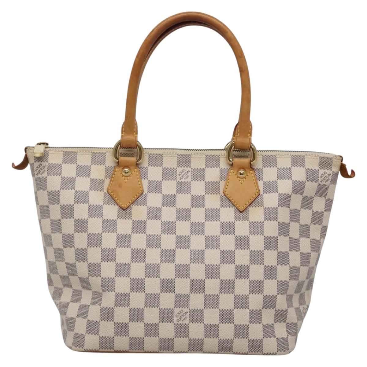 Louis Vuitton Saleya, White, Canvas, tote