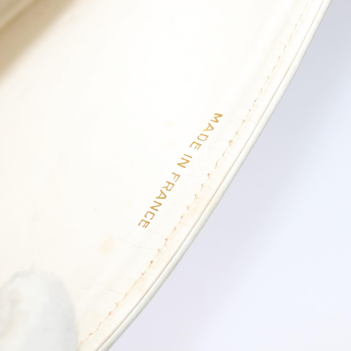 Chanel Double flap, White, Leather, handbag