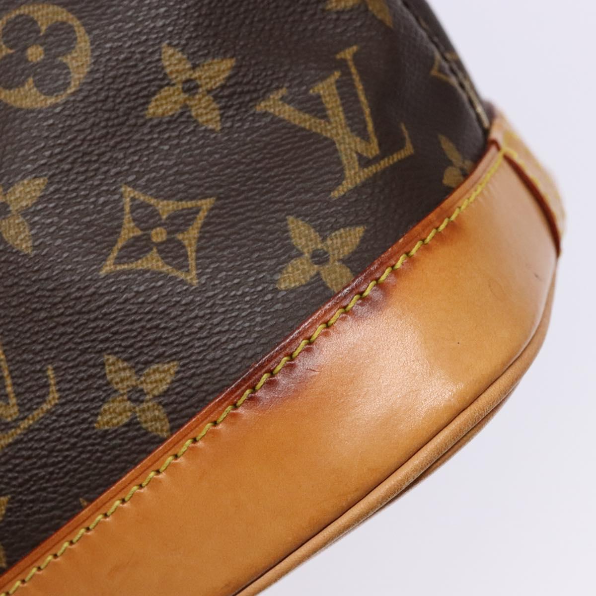 Louis Vuitton Alma, Brown, Canvas, handbag