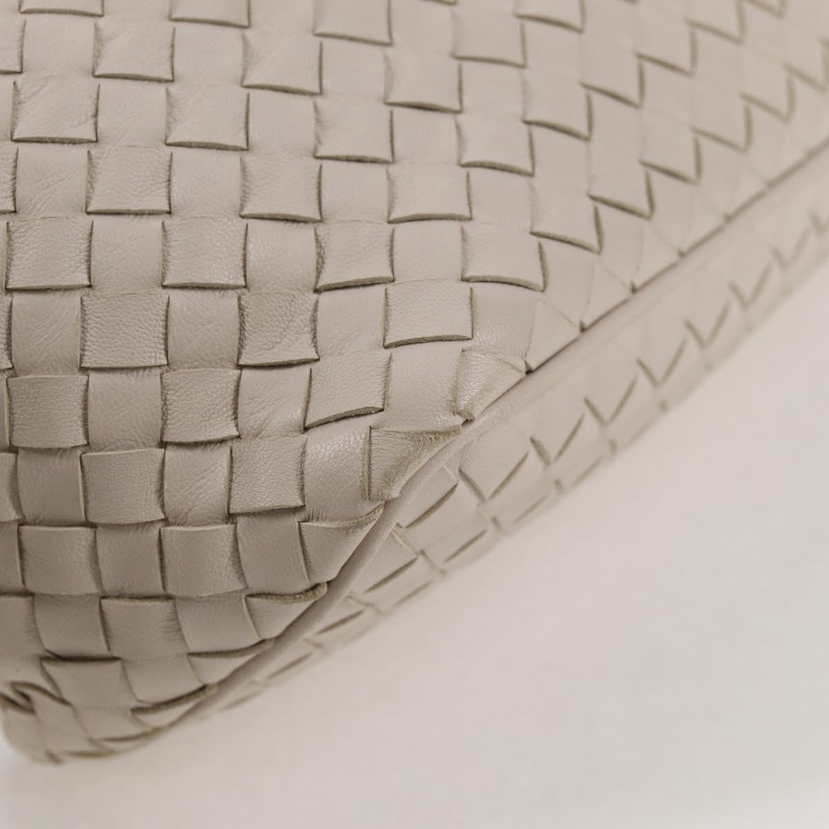Bottega Veneta Intrecciato, White, Leather, handbag