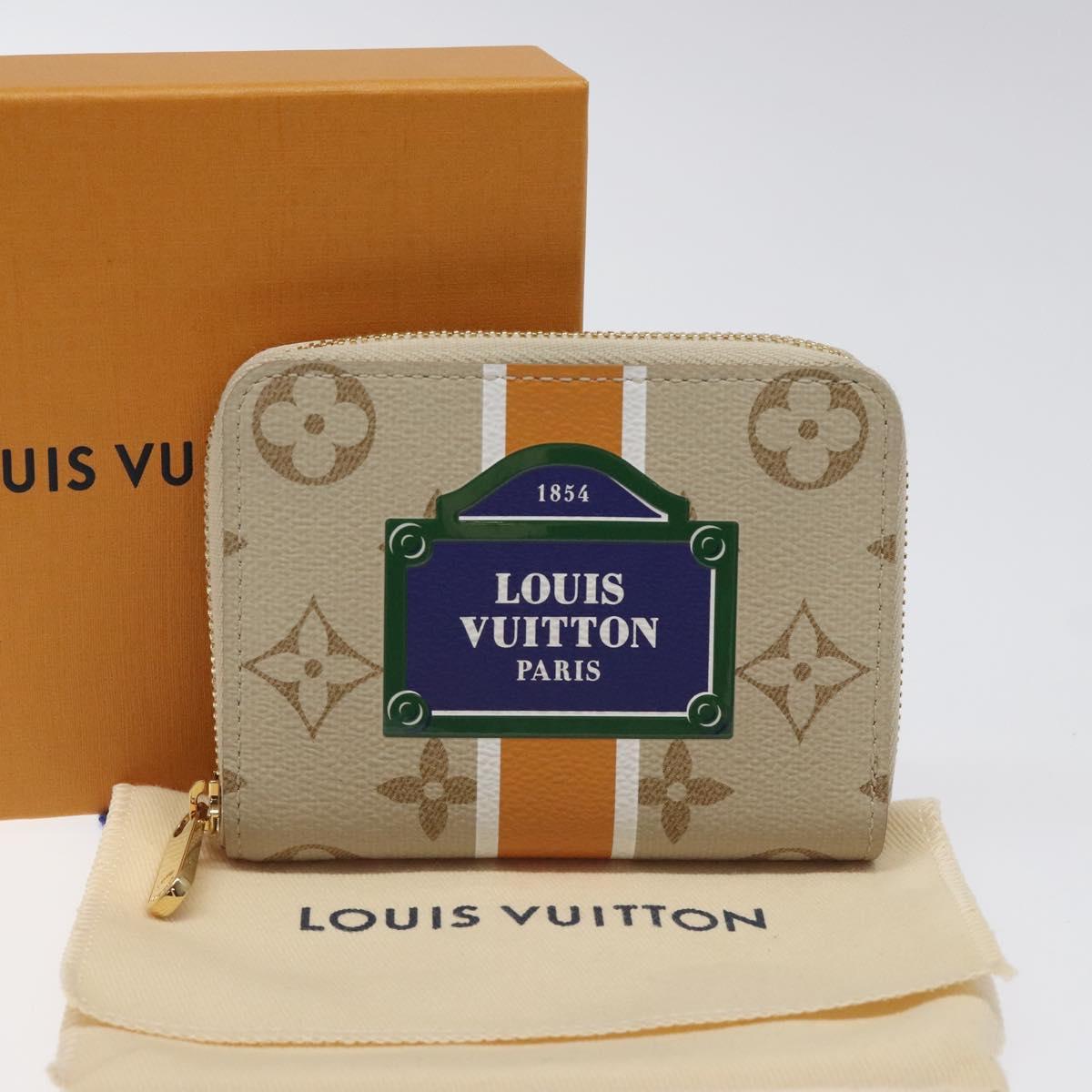 Louis Vuitton Zippy coin purse, Beige, Canvas, wallet