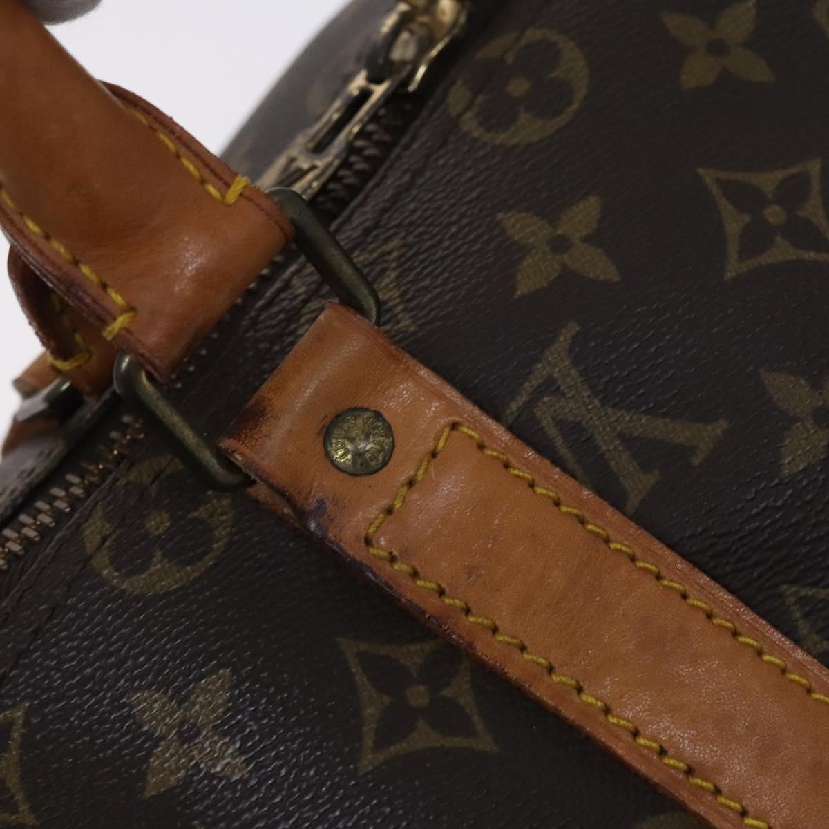 Louis Vuitton Keepall 45, Brown, Canvas, travel
