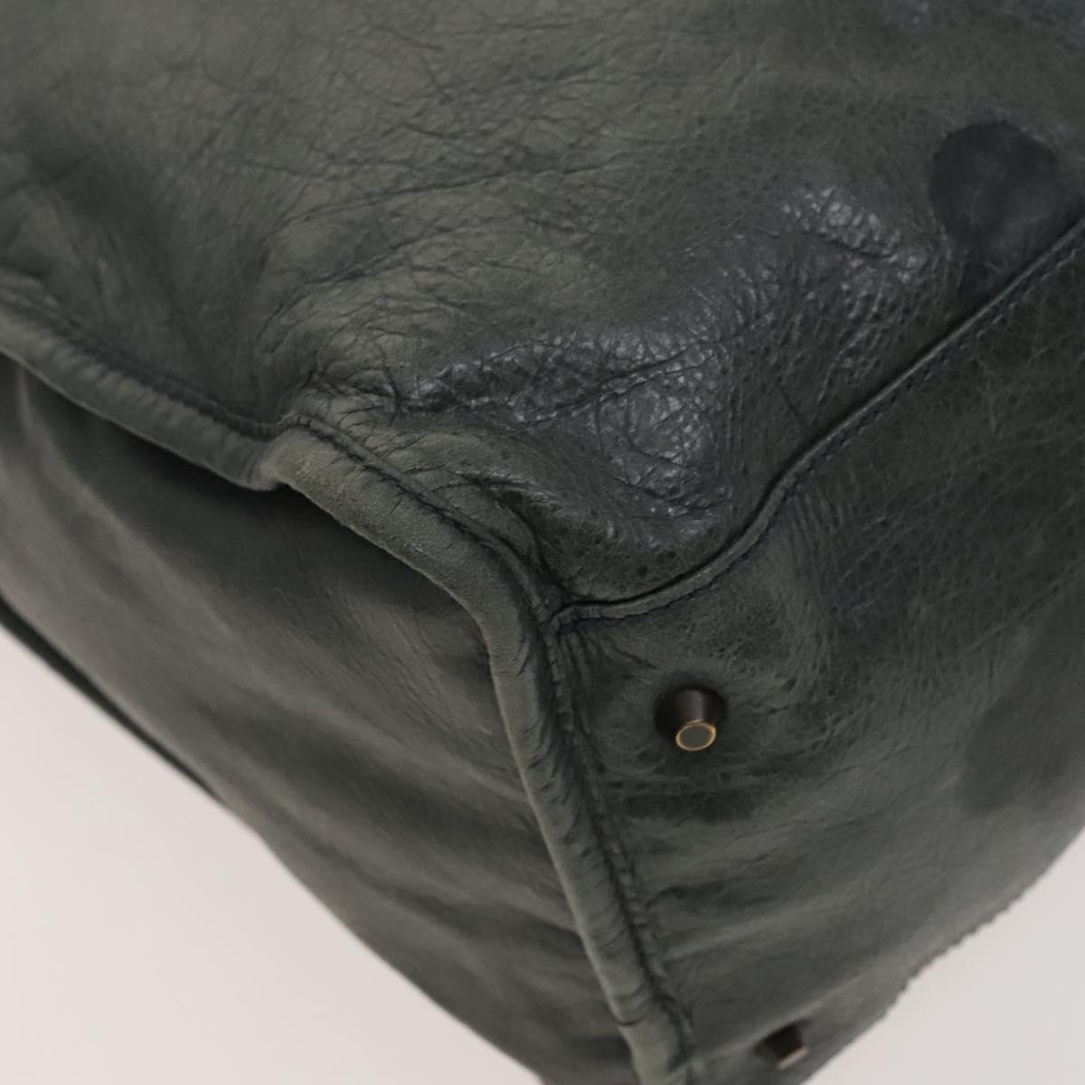 Balenciaga City, Grey, Leather, handbag