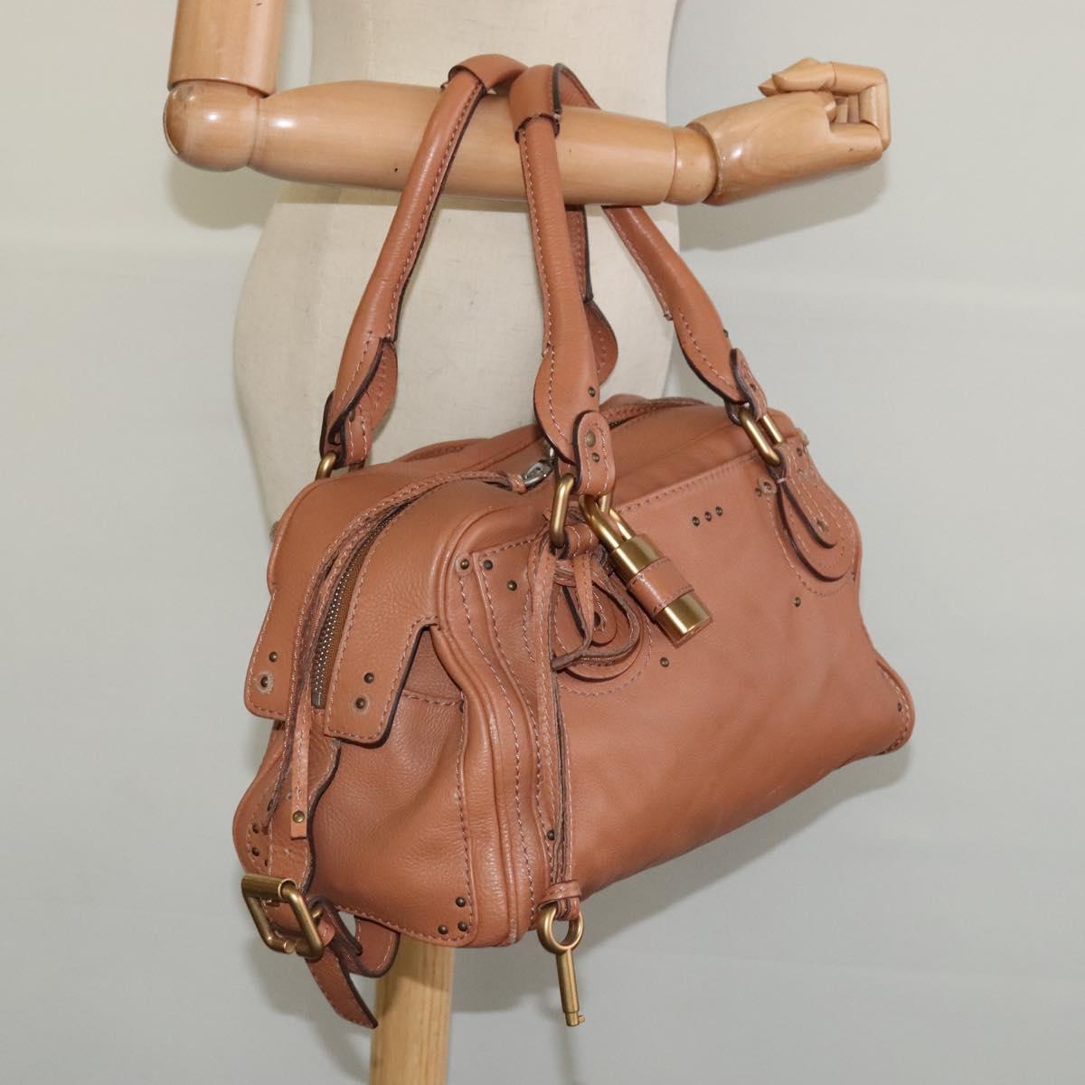 Chloé Paddington, Brown, Leather, handbag