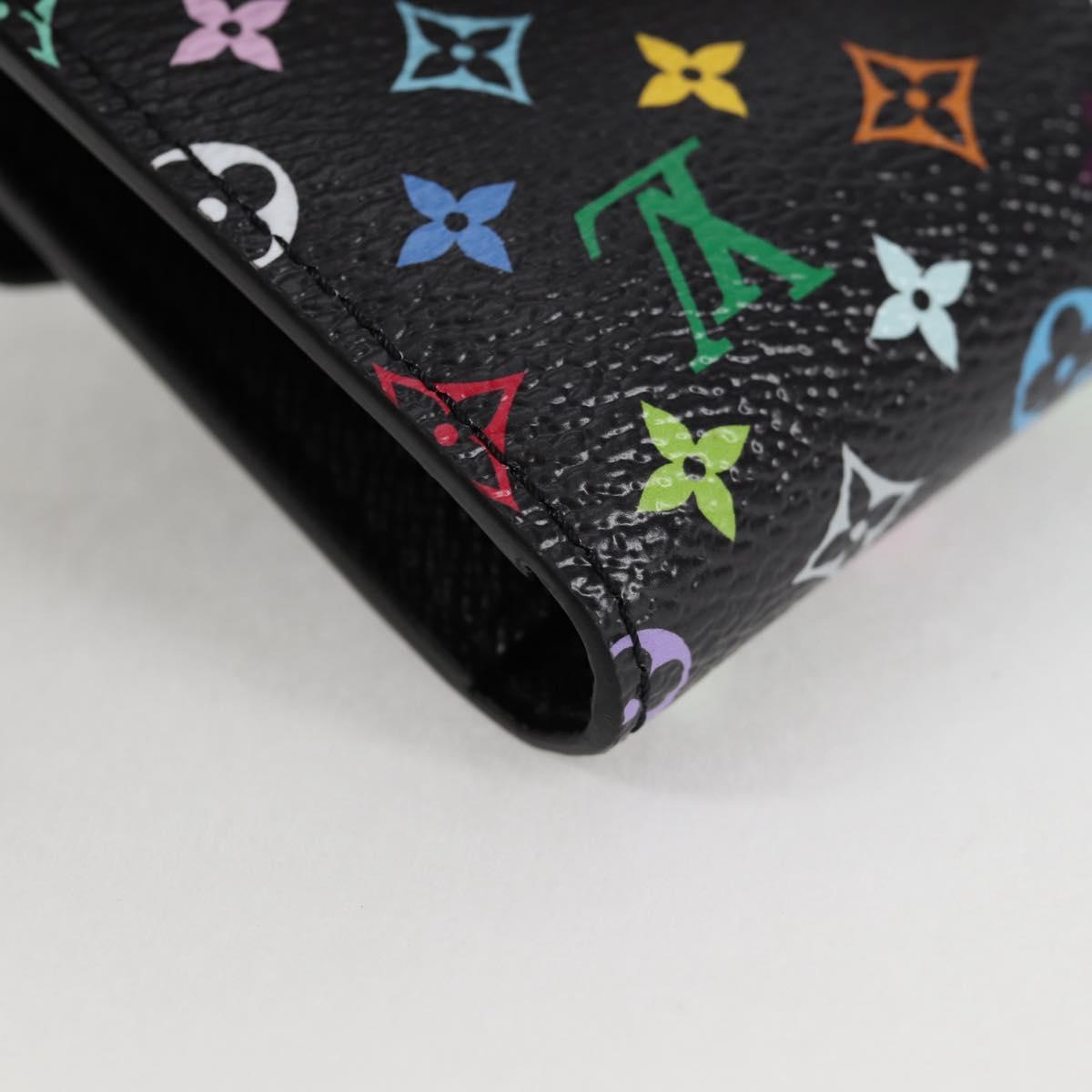 Louis Vuitton Victorine, Black, Canvas, wallet