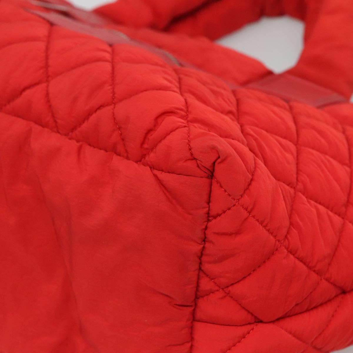 Chanel Coco Cocoon, Red, NYLON, tote
