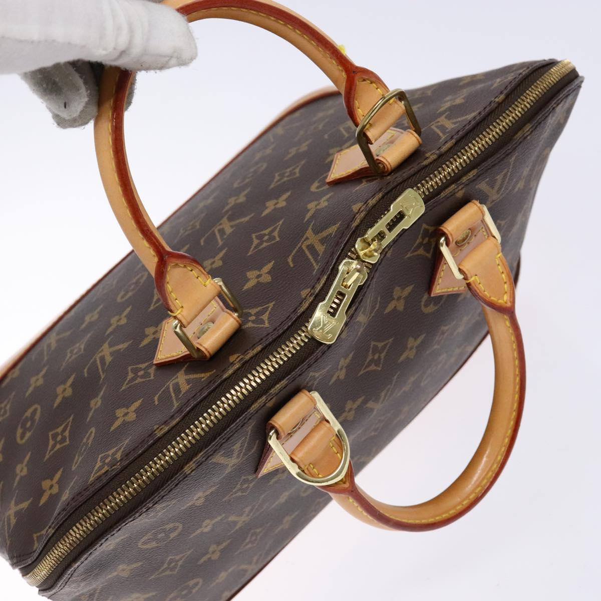 Louis Vuitton Alma, Brown, Canvas, handbag