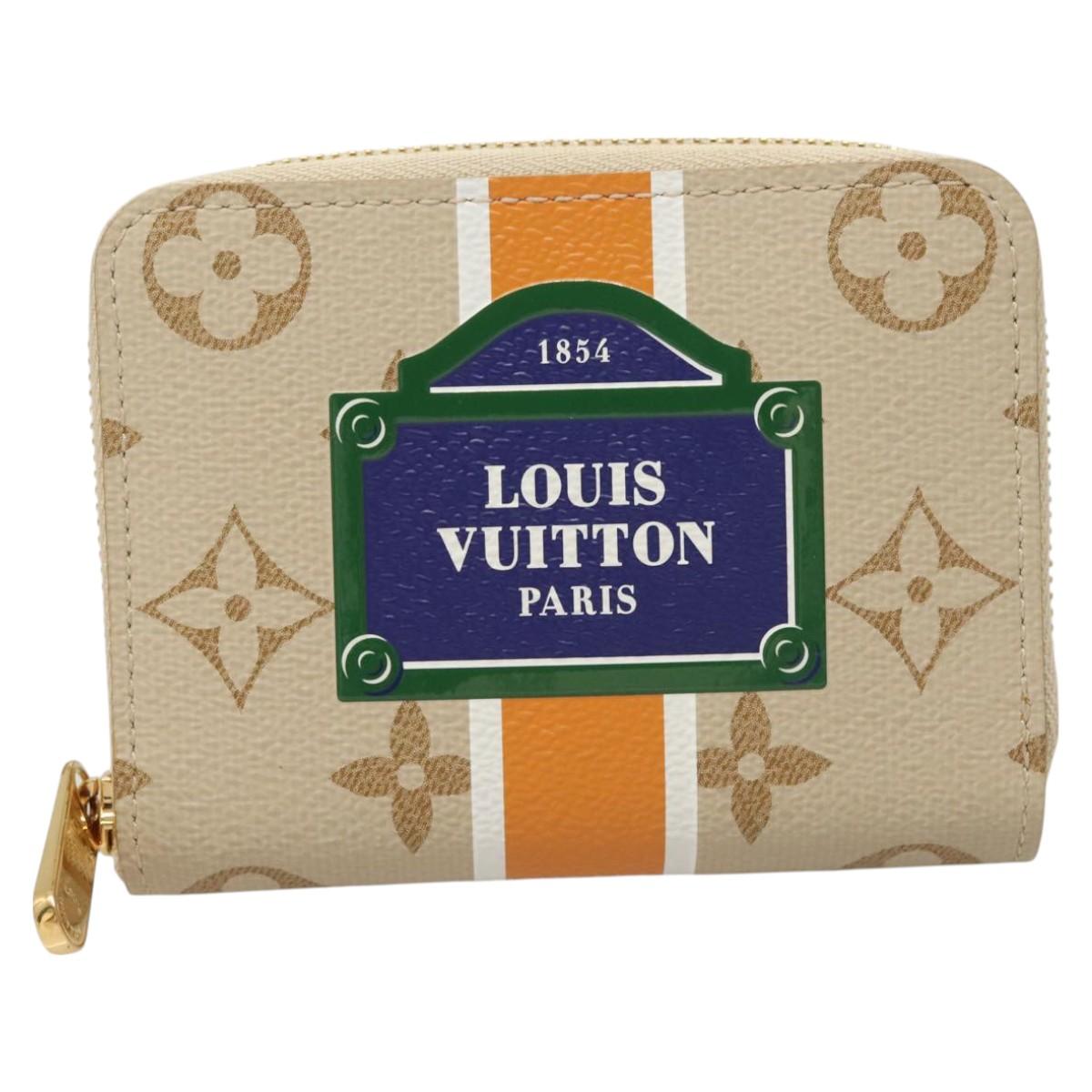 Louis Vuitton Zippy coin purse, Beige, Canvas, wallet