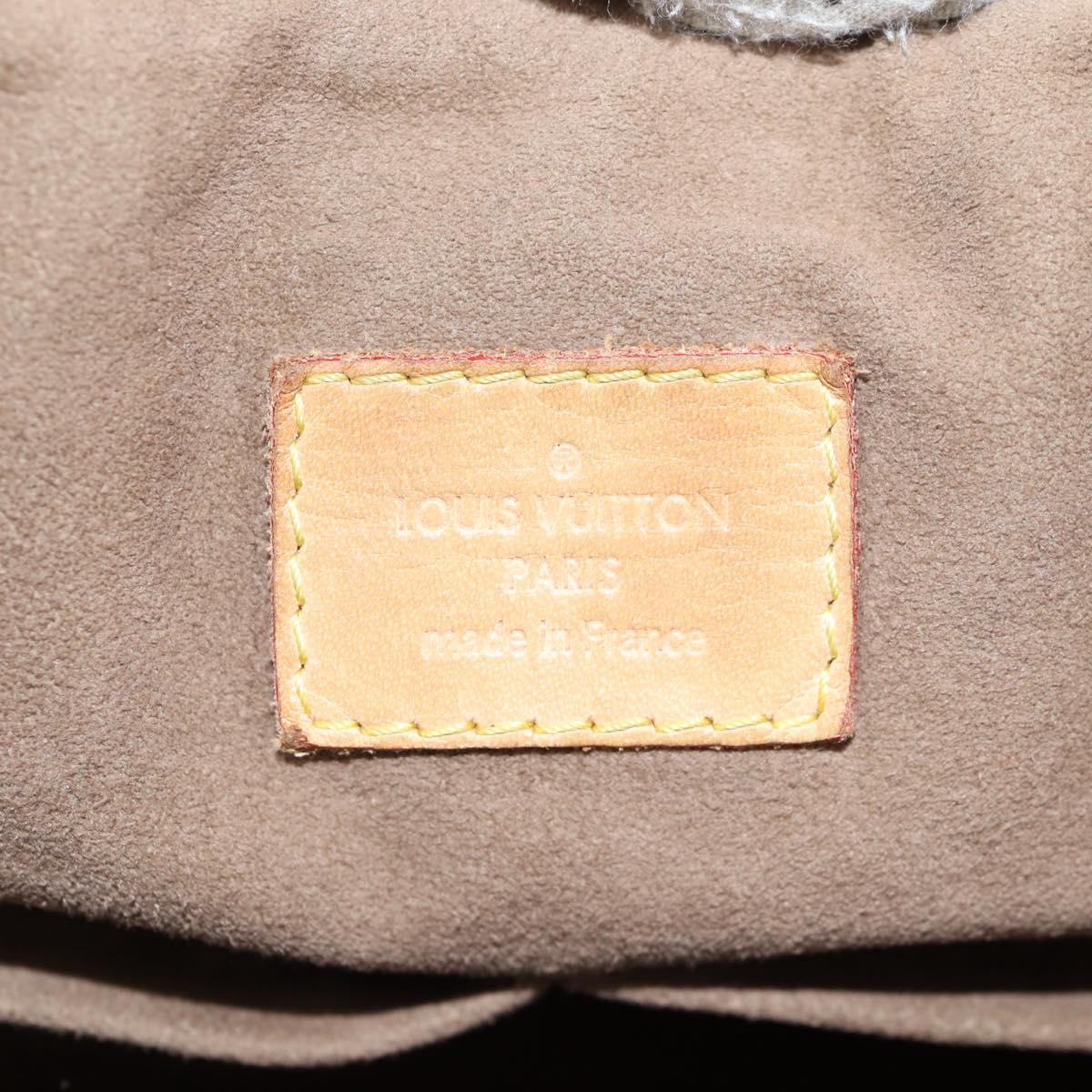 Louis Vuitton Courtney, Black, Canvas, handbag