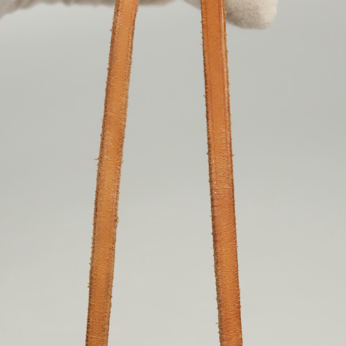 Louis Vuitton Noe, White, Canvas, shoulder