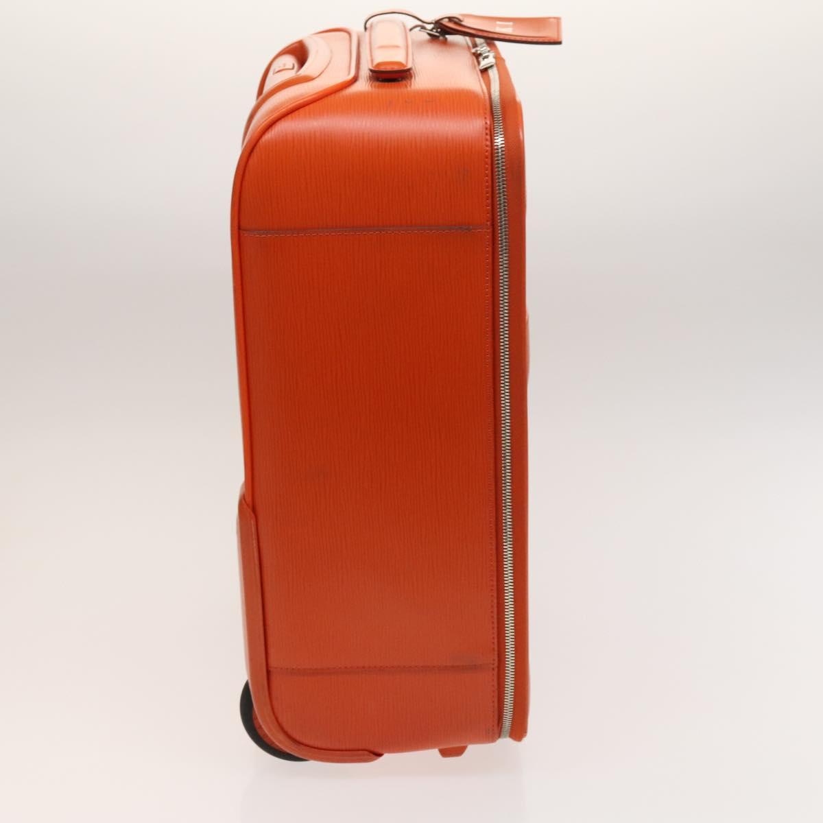 Louis Vuitton Pegase, Orange, Leather, travel