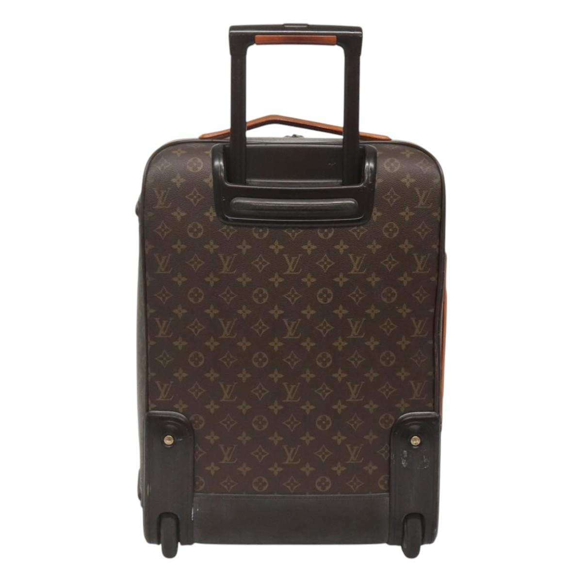 Louis Vuitton Pegase, Brown, Canvas, travel