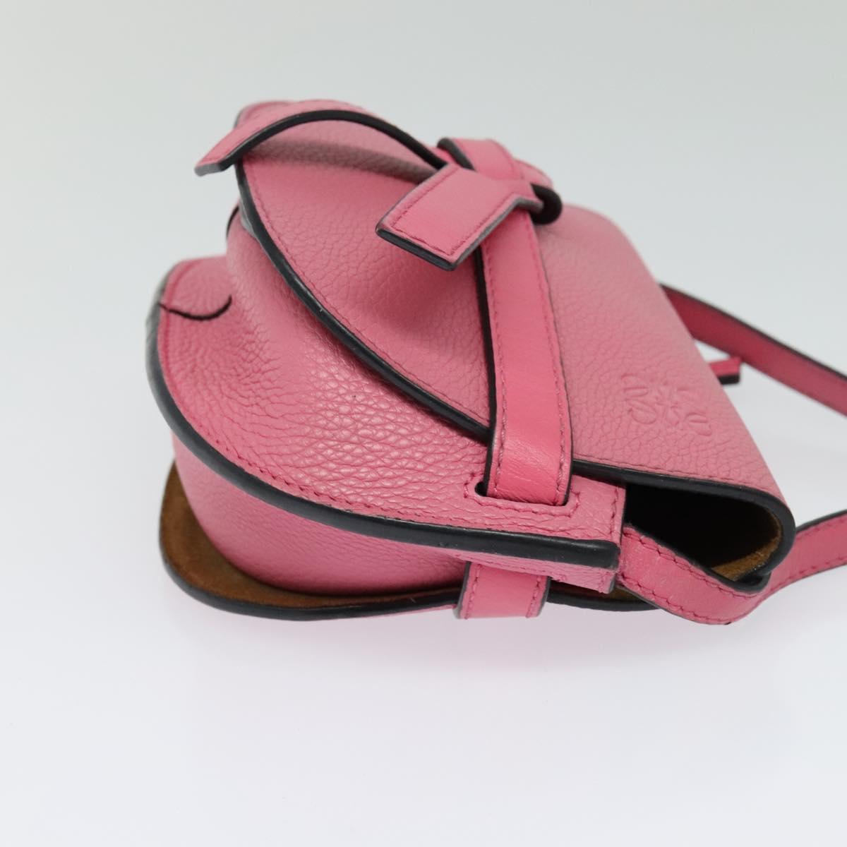 Loewe Gate, Pink, Leather, shoulder