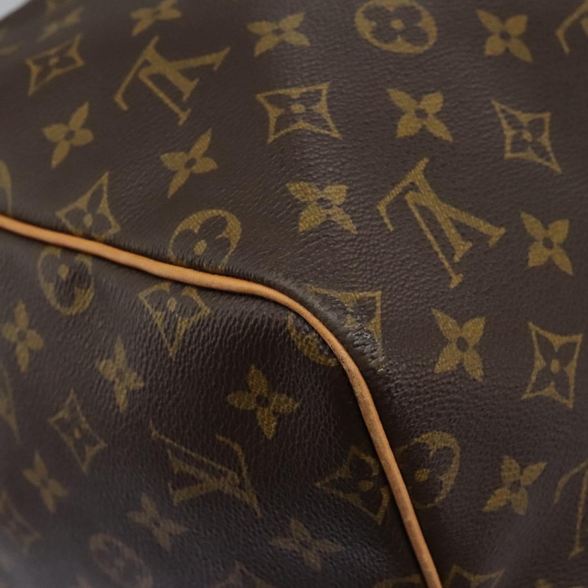 Louis Vuitton Keepall 55, Brown, Canvas, travel