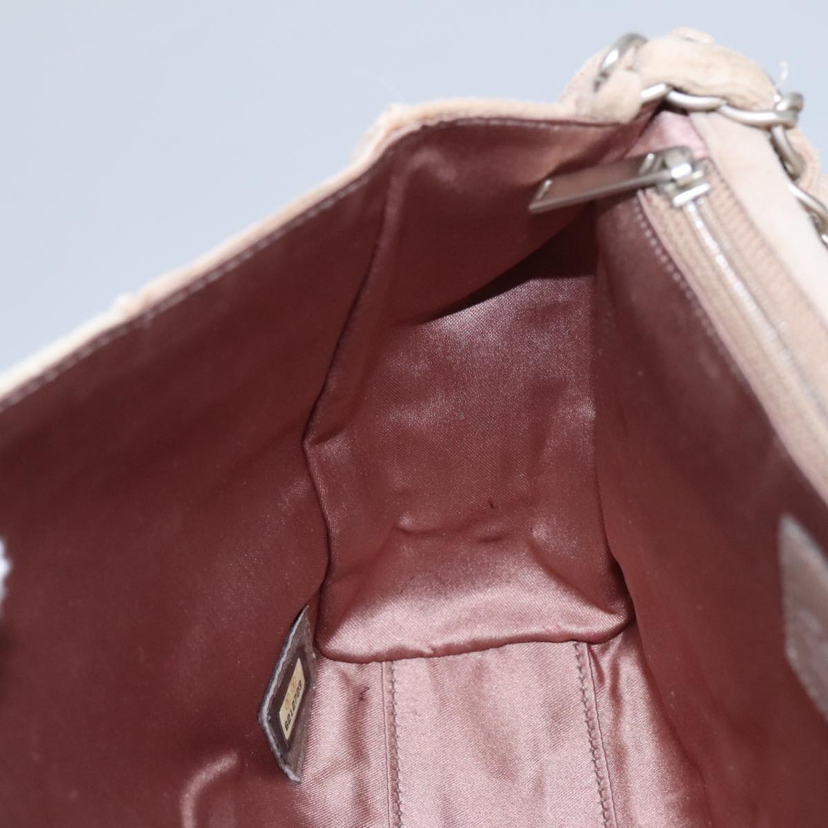 "Chanel 2,55", Beige, Suede, shoulder