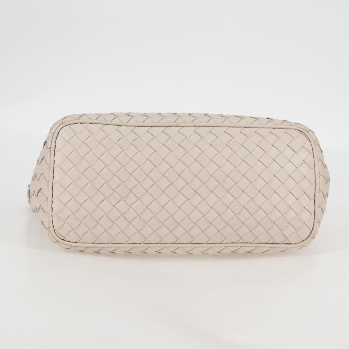 Bottega Veneta Intrecciato, White, Leather, handbag