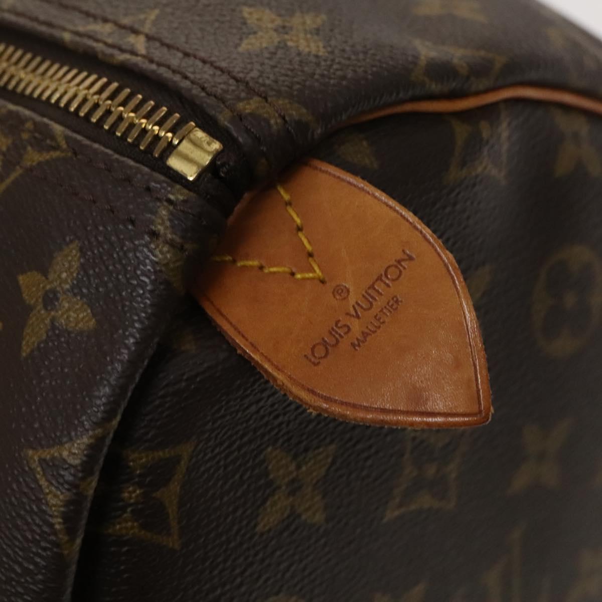 Louis Vuitton Keepall 55, Brown, Canvas, travel