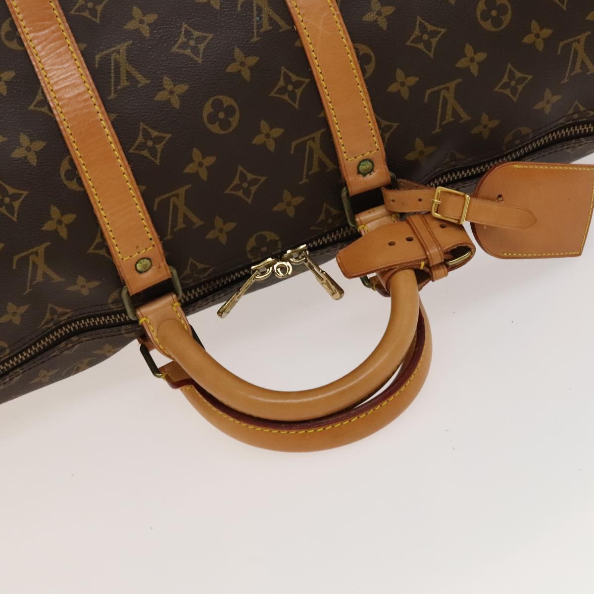 Louis Vuitton Keepall 50, Brown, Canvas, travel