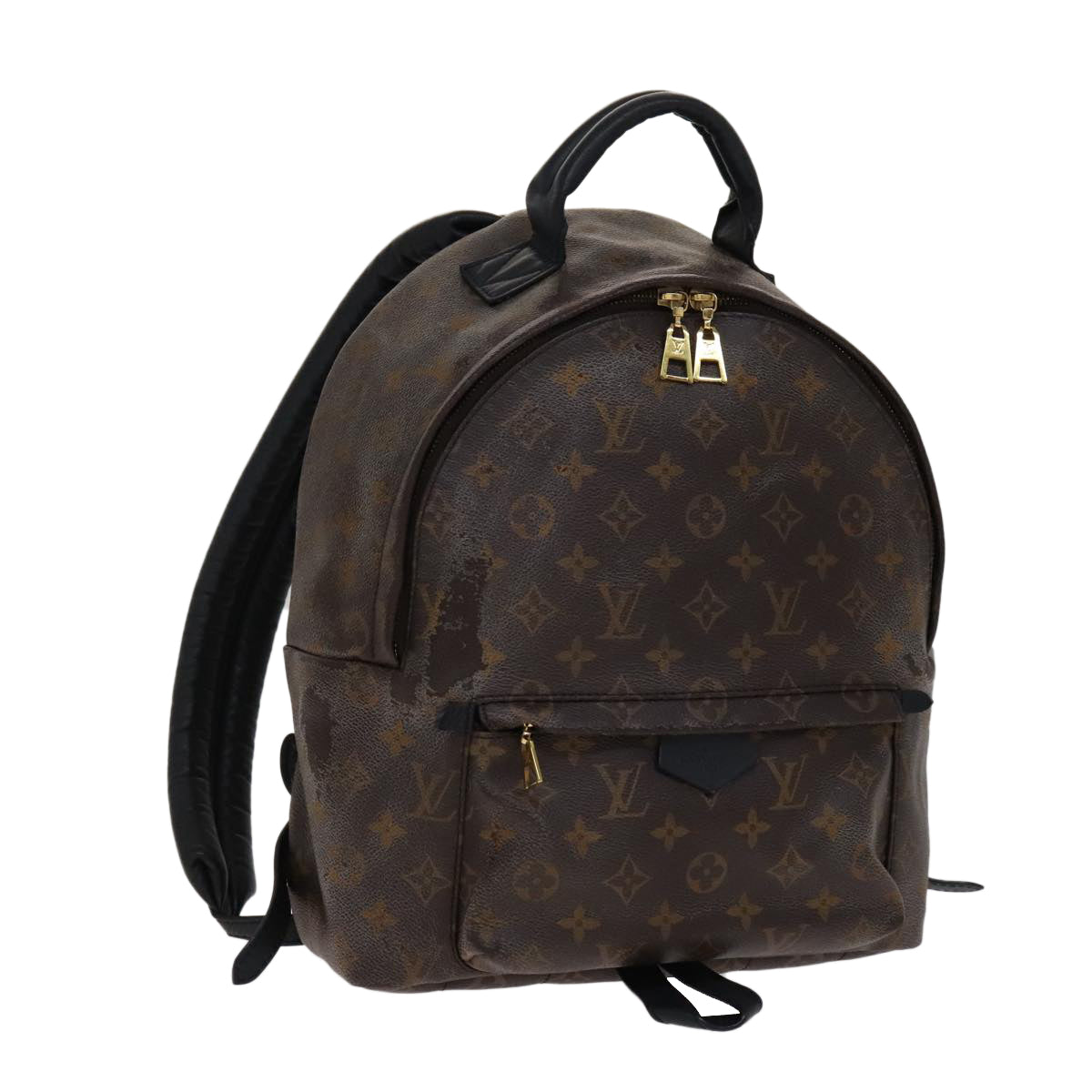 Louis Vuitton Palm Springs MM, Brown, Canvas, backpack