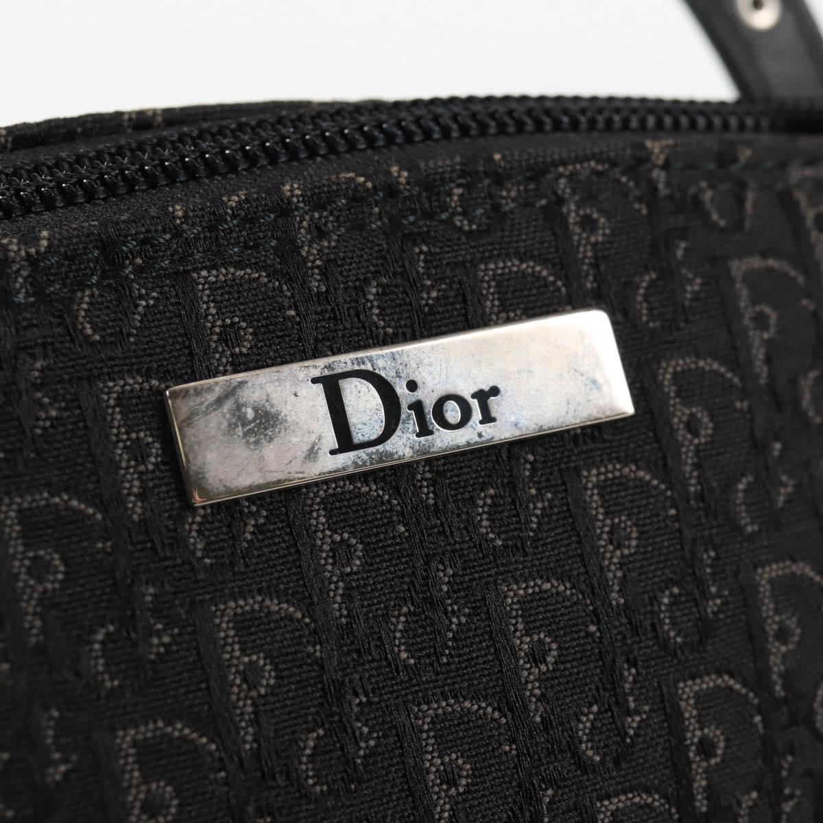 Dior Diorissimo, Black, "CANVAS, LEATHER", handbag