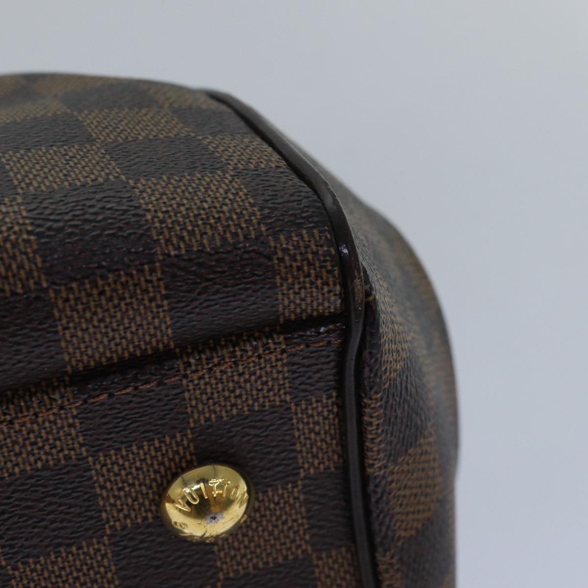 Louis Vuitton Trevi, Brown, Canvas, handbag