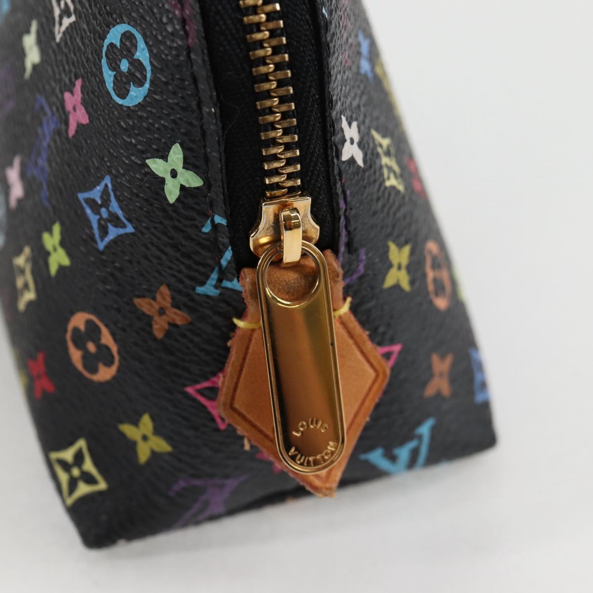 Louis Vuitton Cosmetic pouch, Black, Canvas, clutch