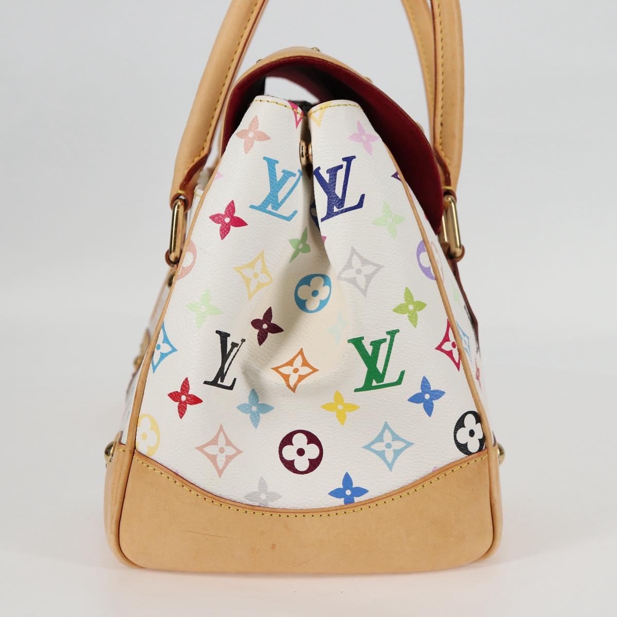 Louis Vuitton Beverly, White, Canvas, handbag