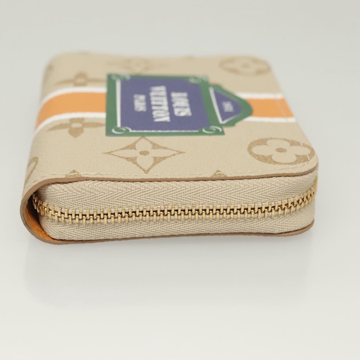 Louis Vuitton Zippy coin purse, Beige, Canvas, wallet