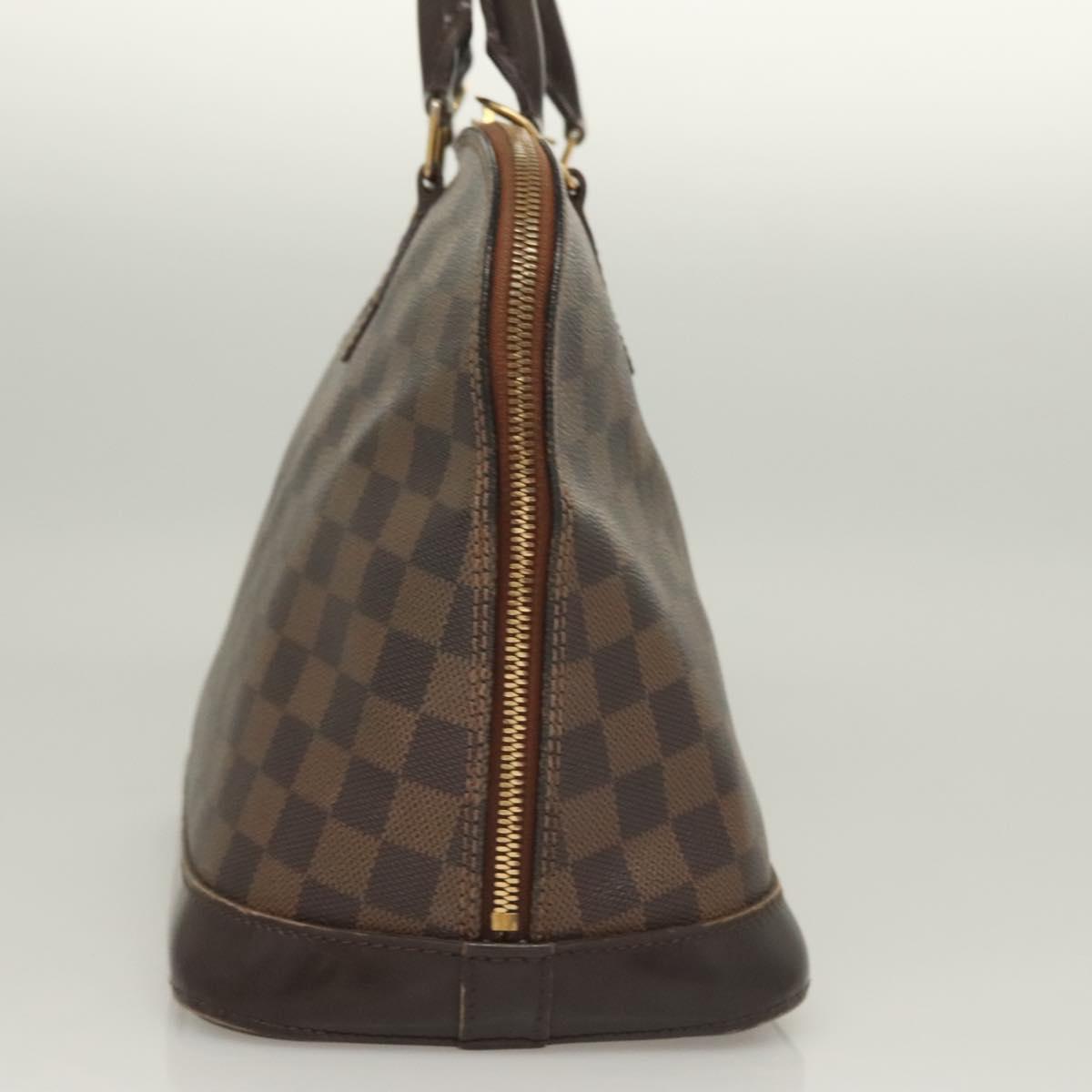 Louis Vuitton Alma, Brown, Canvas, handbag