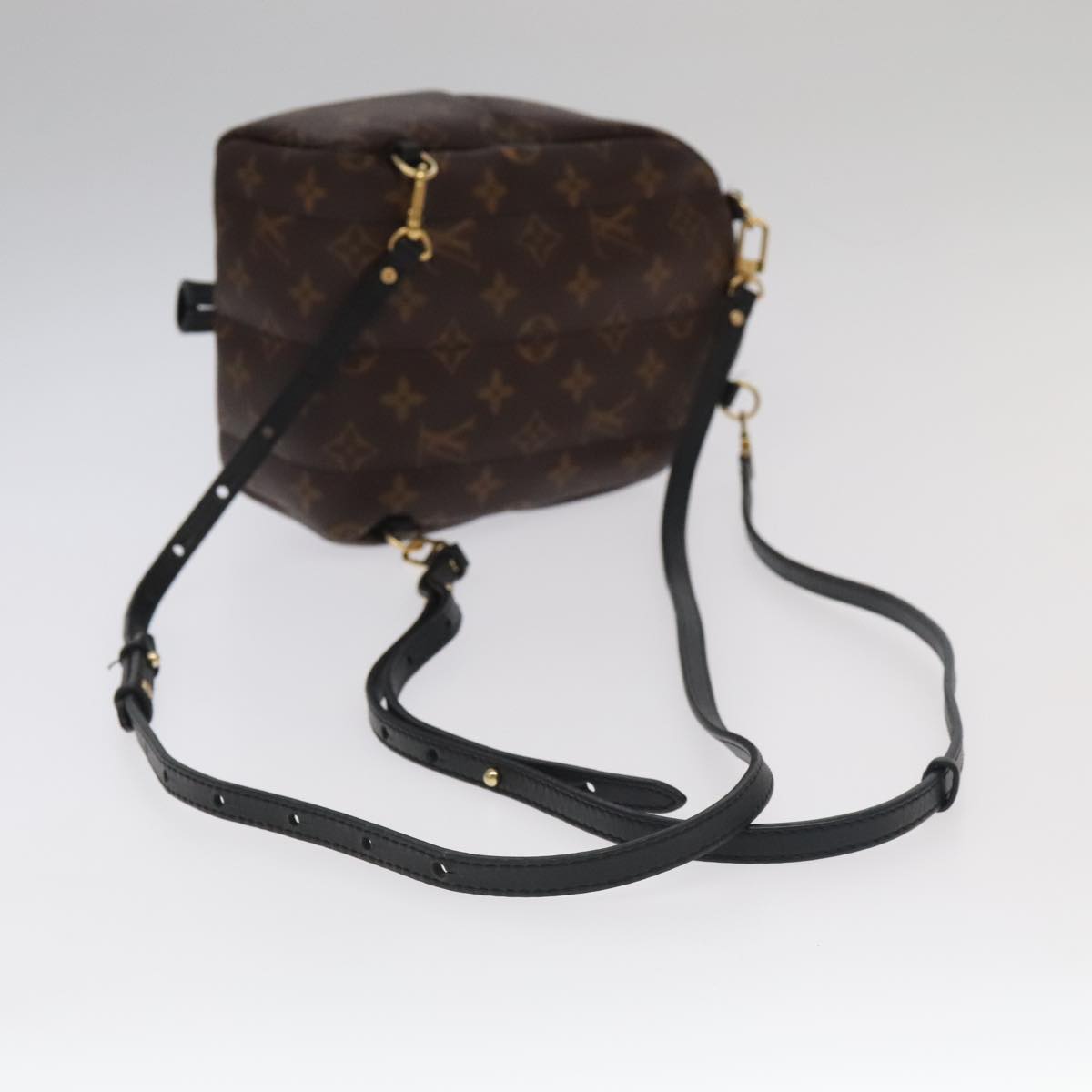 Louis Vuitton Palm Springs mini, Brown, Canvas, backpack