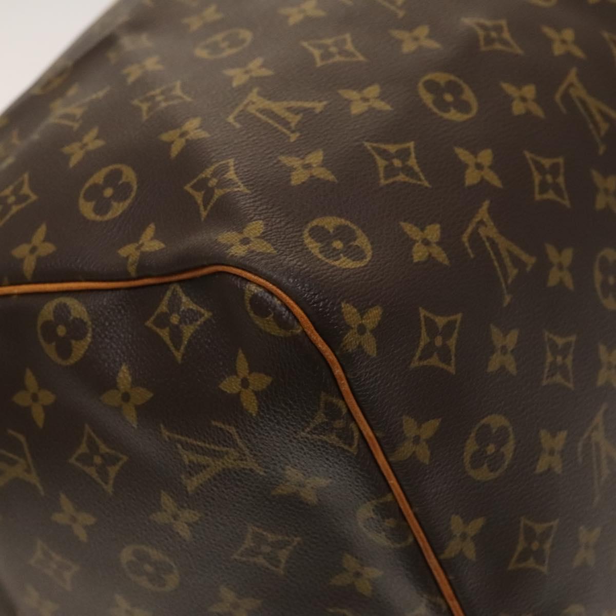 Louis Vuitton Keepall 60, Brown, Canvas, travel
