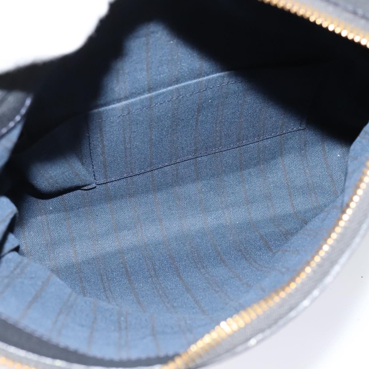 Louis Vuitton Petillante, Black, Leather, clutch