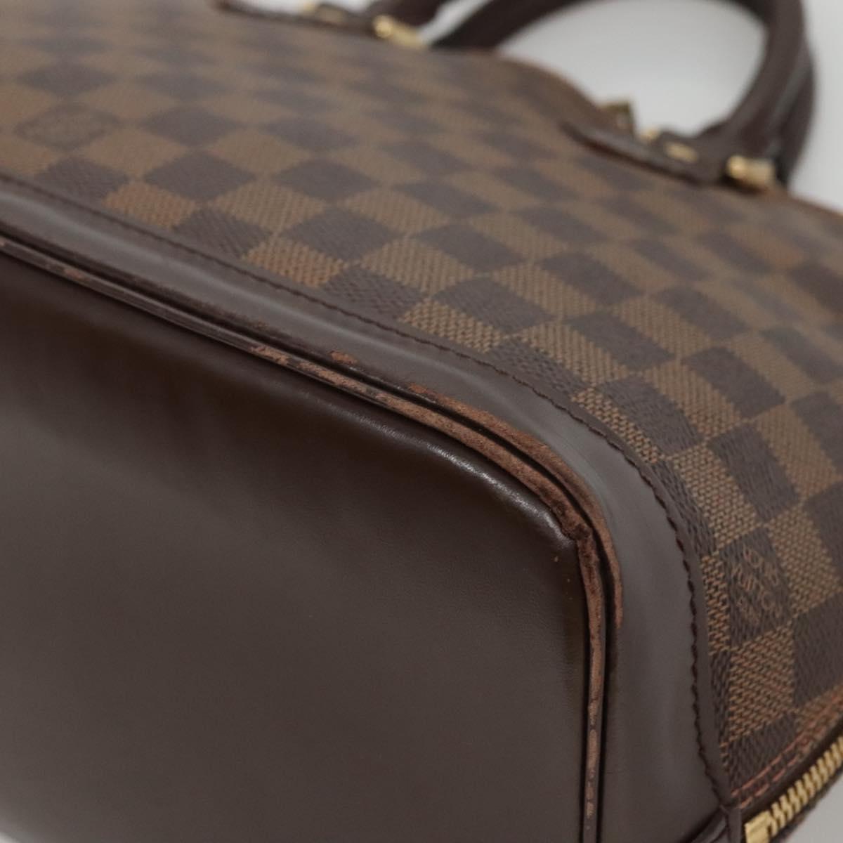 Louis Vuitton Alma, Brown, Canvas, handbag