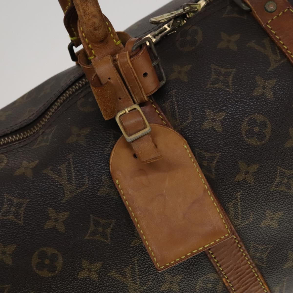 Louis Vuitton Keepall 45, Brown, Canvas, travel