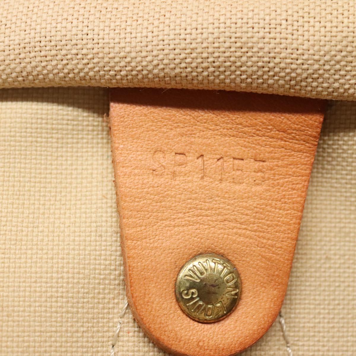 Louis Vuitton Speedy Bandoulière 30, White, Canvas, handbag